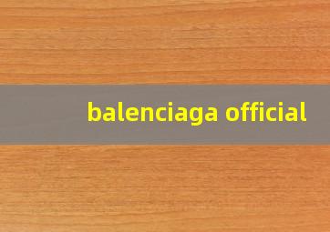 balenciaga official